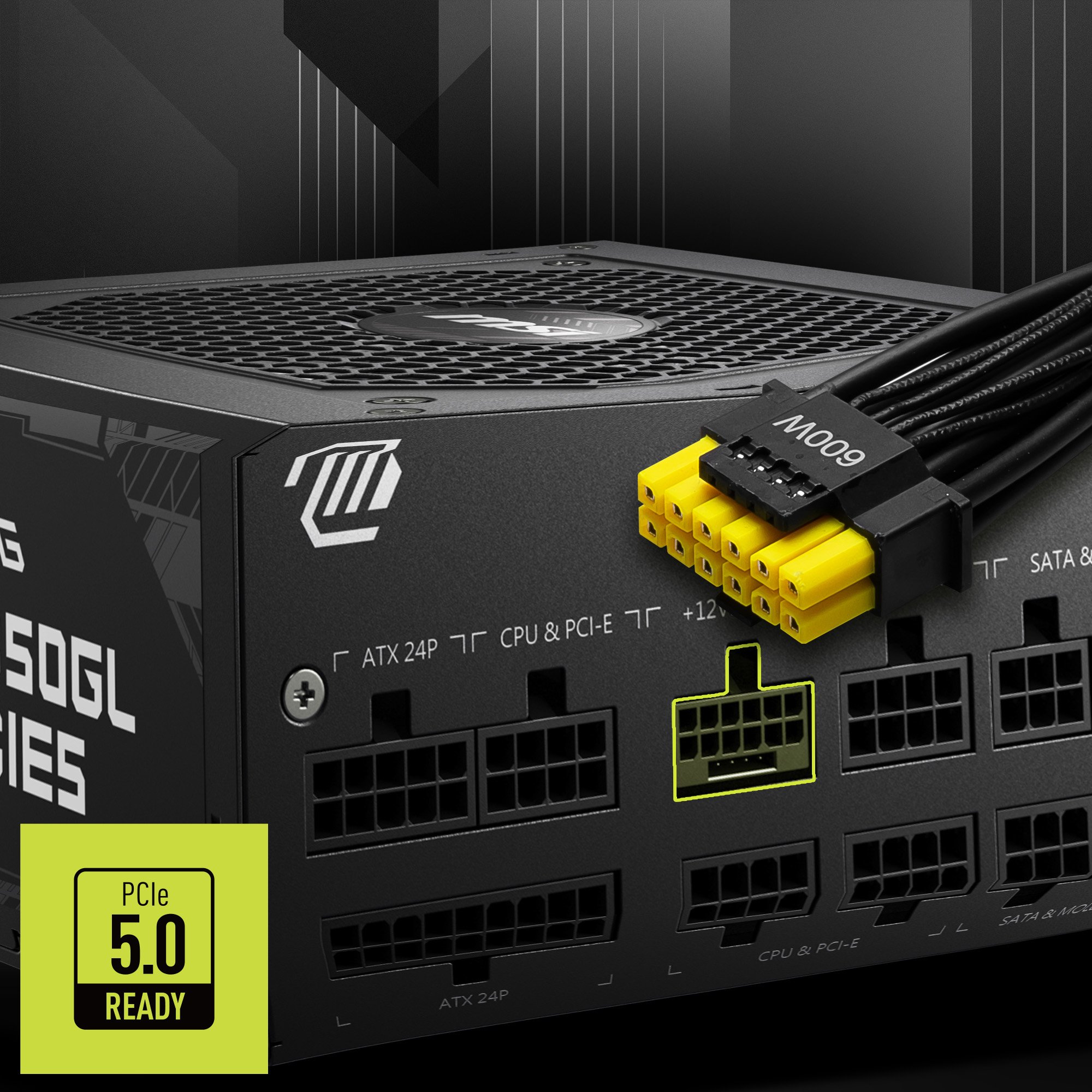 MSI - MAG A850GL PCIE 5.0, 80 GOLD Fully Modular Gaming PSU